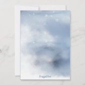 ウィンターワンダーランドスノークリスマスホリデーパーティー 招待状 (裏面)