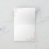 ウィンターワンダーランドスノーフレークサンキューカード サンキューカード (内部)