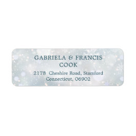 ウィンターワンダーランドスノーフレーク差出人住所 ラベル