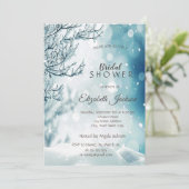 ウィンターワンダーランドスノーブライダルシャワー 招待状 (スタンド正面)