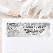 ウィンターワンダーランドスノー結婚ブランチ ラベル (インサイチュ)