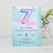 ウィンターワンダーランドスランバーパーティの招待状 招待状 (スタンド正面)