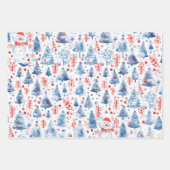 ウィンターワンダーランドトリオ ラッピングペーパーシート (正面3)