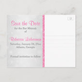 ウィンターワンダーランドバルミツワー日付カードを保存 案内ポストカード (裏面)