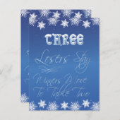 ウィンターワンダーランドバンコテーブルカード#3 ポストカード (正面/裏面)