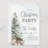 ウィンターワンダーランドパインズクリスマスパーティー 招待状 (正面)