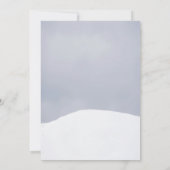 ウィンターワンダーランドパーティの招待状カード 招待状 (裏面)