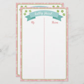 ウィンターワンダーランドパーティーゲーム集計シート (正面/裏面)