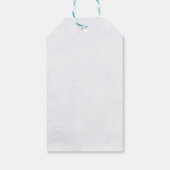 ウィンターワンダーランドパーティーサンキューメッセージカード ギフトタグ (裏面)