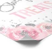 ウィンターワンダーランドパーティーデコールスイートトリートサイン ポスター (角)