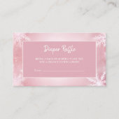 ウィンターワンダーランドピンクおむつラッフル エンクロージャーカード (正面)