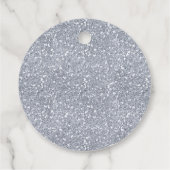 ウィンターワンダーランドピンク&シルバー誕生日デコール フェイバータグ (裏面)