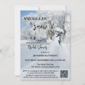 ウィンターワンダーランドファインアートブライダルシャワー 招待状 (正面)
