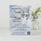 ウィンターワンダーランドファインアートブライダルシャワー 招待状 (スタンド正面)