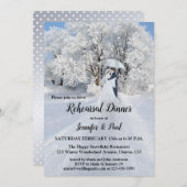 ウィンターワンダーランドファインアートリハーサルディナー 招待状 (正面/裏面)