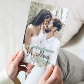 ウィンターワンダーランドフォト結婚式招待状 招待状