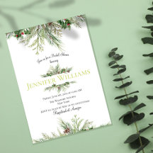 ウィンターワンダーランドフレームリース ベリーブライダルシャワー