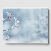 ウィンターワンダーランドブランズブルー ゲストブック (裏面)