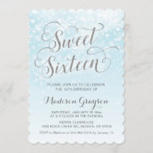 ウィンターワンダーランドブルーガール16誕生日