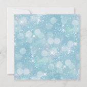 ウィンターワンダーランドブルースノーウィー《写真》ぼけ味Sweet sixteen 招待状 (裏面)