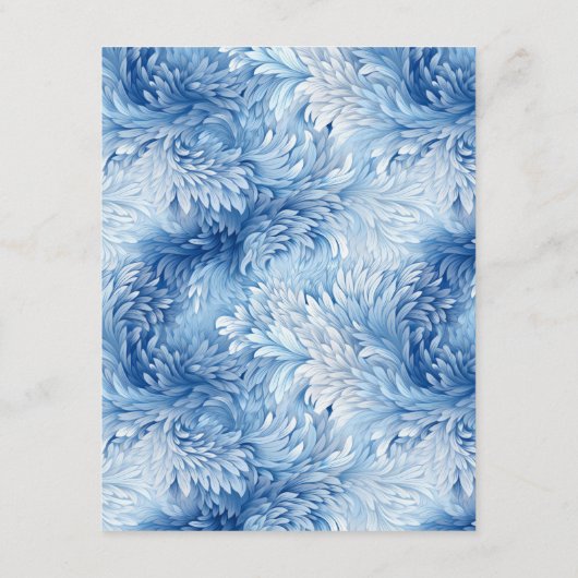 ウィンターワンダーランドブルー雪結婚片の詳細 エンクロージャーカード (裏面)