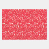 ウィンターワンダーランドホリデークリスマス ラッピングペーパーシート (正面2)