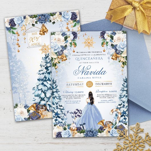 ウィンターワンダーランドホリデースノープリンセスカリン 招待状