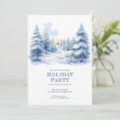 ウィンターワンダーランドホリデーパーティー招待状 招待状 (スタンド正面)