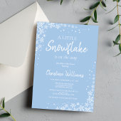 ウィンターワンダーランドボーイ赤ちゃんシャワー招待状 招待状