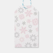 ウィンターワンダーランドポーラベアガールウィープギフト感謝していギフト ギフトタグ (裏面)