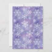 ウィンターワンダーランドポーラベア誕生日招待状 招待状 (裏面)