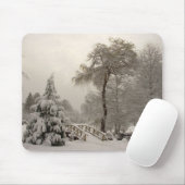 ウィンターワンダーランドマウスパッドスノーブリッジギフト マウスパッド (マウス)