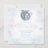 ウィンターワンダーランドマスカレードパーティの招待状 招待状 (裏面)