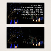 ウィンターワンダーランドライトブルー&ホワイトホリデー (正面&裏面)