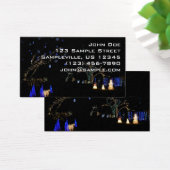 ウィンターワンダーランドライトブルー&ホワイトホリデー (デスク)