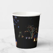 ウィンターワンダーランドライトブルー&ホワイトホリデー 紙コップ (左)