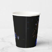 ウィンターワンダーランドライトブルー&ホワイトホリデー 紙コップ (右)