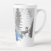 ウィンターワンダーランドラテマグ – ブルー カフェラテマグ (右)