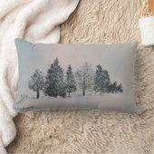 ウィンターワンダーランドランバー装飾用クッション ランバークッション (ブランケット)