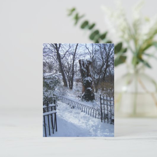 ウィンターワンダーランドリバーサイドパークニューヨークNYC ポストカード (スタンド正面)