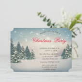 ウィンターワンダーランド企業のクリスマスパーティー 招待状 (スタンド正面)