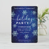 ウィンターワンダーランド企業のホリデーパーティインビタット 招待状 (スタンド正面)