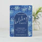 ウィンターワンダーランド企業のホリデーパーティインビタット 招待状 (スタンド正面)