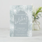 ウィンターワンダーランド企業のホリデーパーティー 招待状 (スタンド正面)