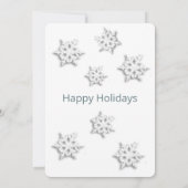 ウィンターワンダーランド企業のホリデーパーティー 招待状 (裏面)