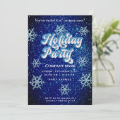 ウィンターワンダーランド企業のホリデーパーティー 招待状 (スタンド正面)