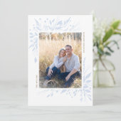 ウィンターワンダーランド垂直ホリデーフォトカード シーズンカード (スタンド正面)