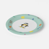 ウィンターワンダーランド子供の誕生日パーティープレート ペーパープレート (アングル)