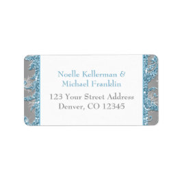 ウィンターワンダーランド差出人住所ラベル2 ラベル