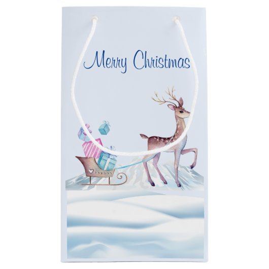 ウィンターワンダーランド抱き枕 スモールペーパーバッグ (裏面)